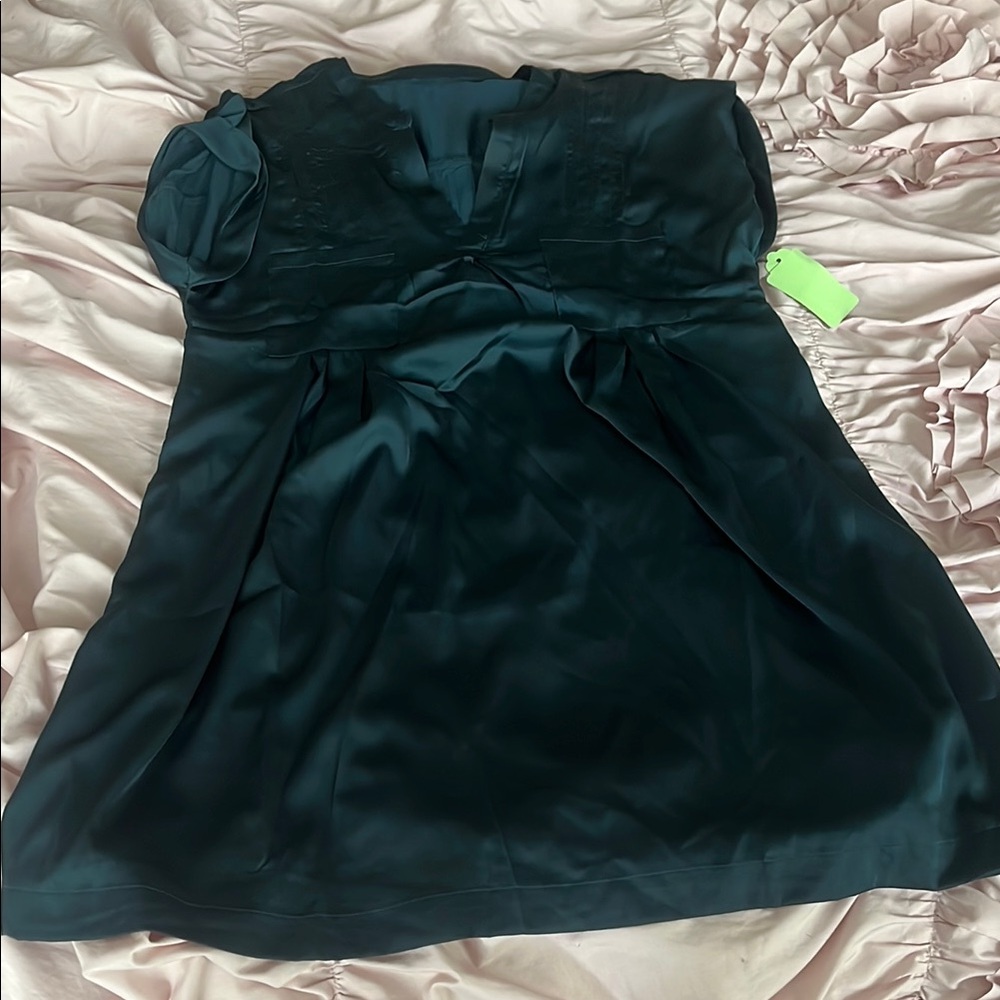 Elegant Dark Green Dress